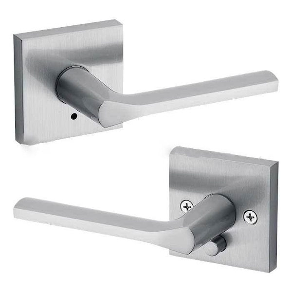 Kwikset Lisbon Privacy Lever 155LSL-SQT-26D-RCAL-RCS - main